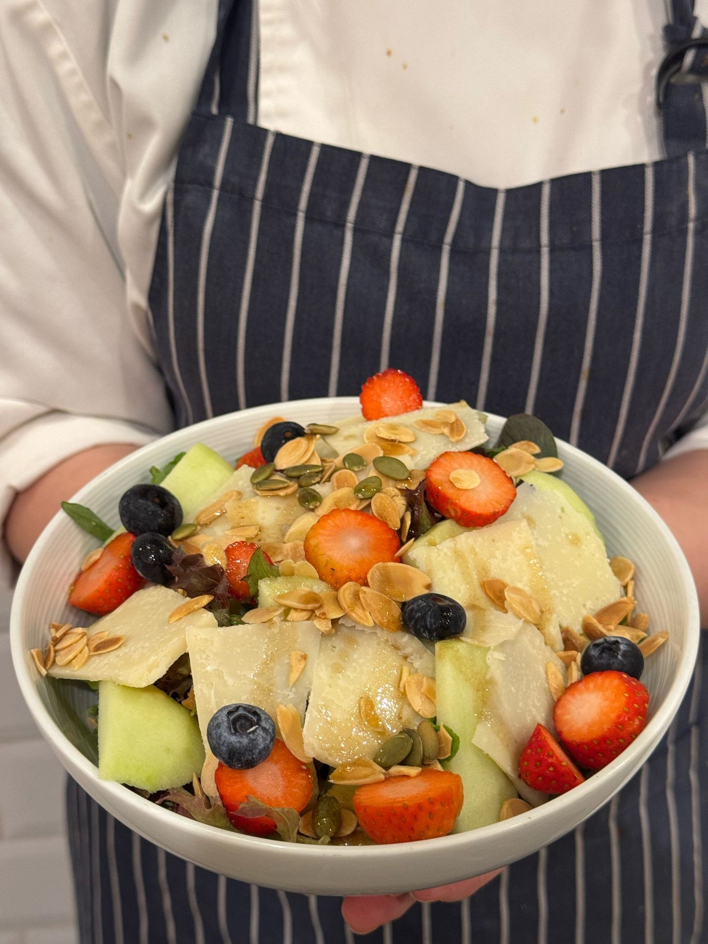 Parmigiano Apple Berry Salad