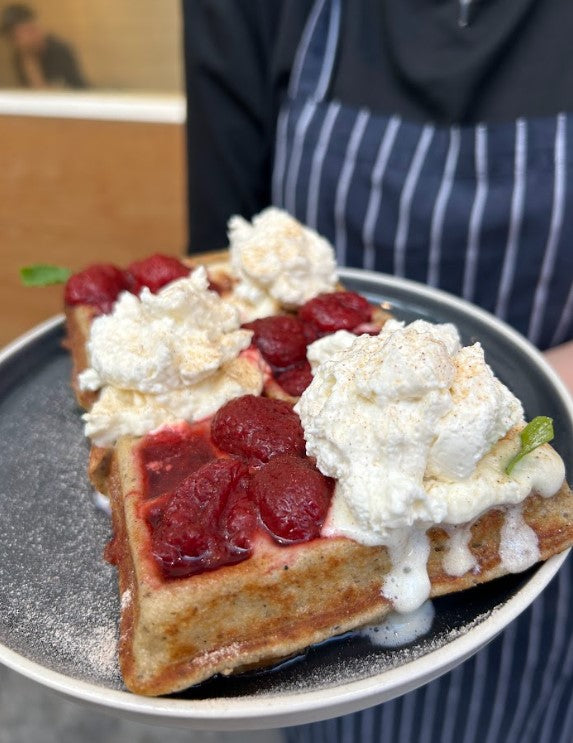 Strawberry Cream TIANN'S Waffles
