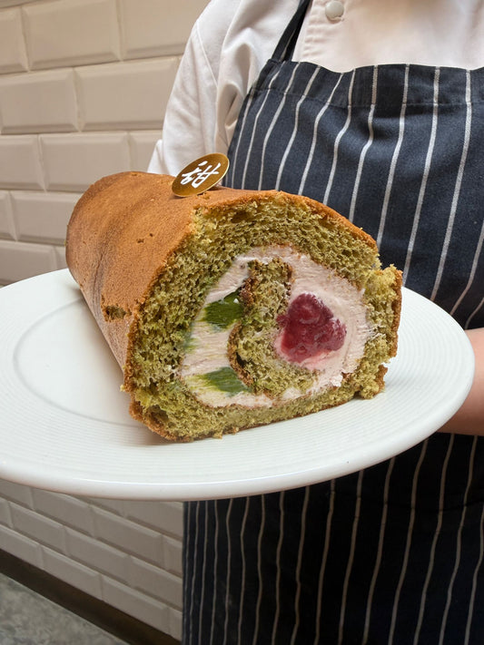 Strawberry Matcha Roll