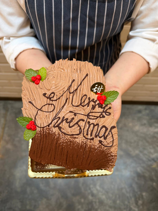 TIANN'S Christmas Chocolate Log Cake