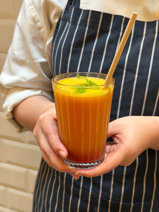 Orange Strawberry Sunny Fizz